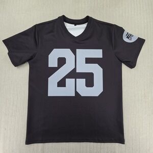 EA Sports College Football 25 Jersey Men Large Black Silver Game Stop Homecoming